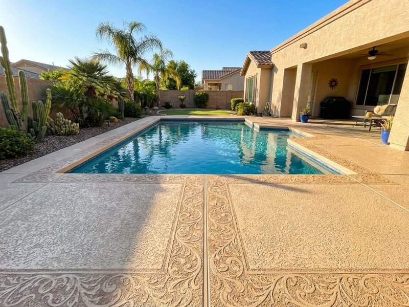 Acrylic lace deck in Peoria