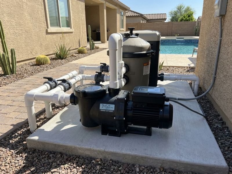 Variable speed pump installation in Glendale