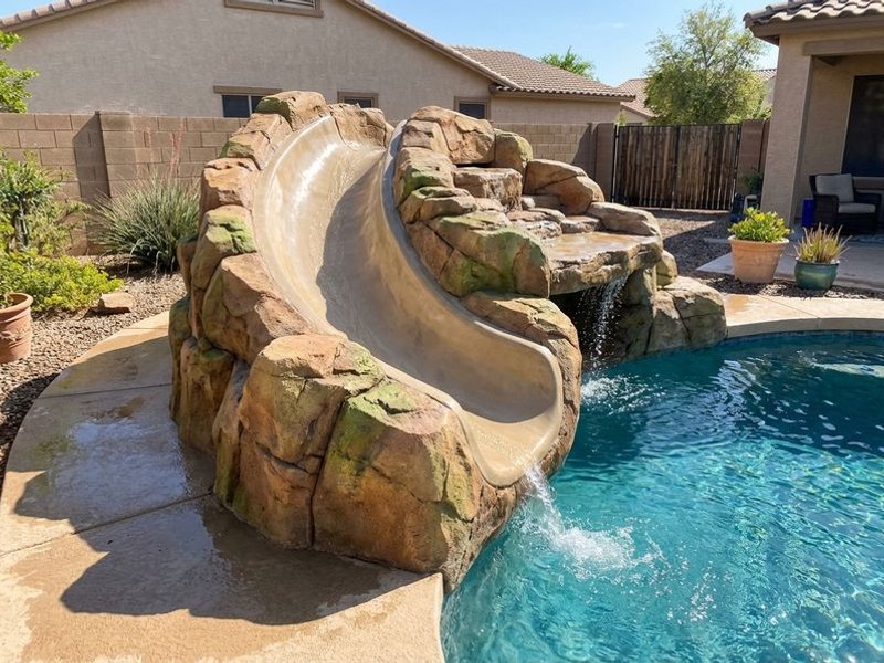 Pool slide repair in Gilbert