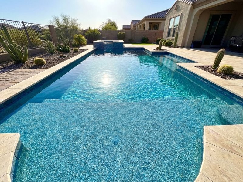 Quartz aggregate finish in Chandler